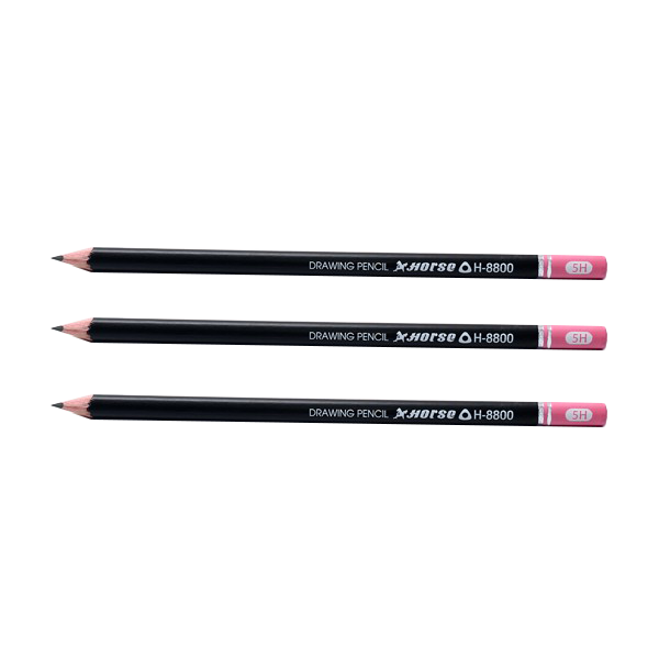 Hộp bút chì đen H-8800 5H (12 cây)
