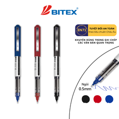 Bút lông bi mực xanh, đỏ, đen (0.5mm) R02 (1 cây)
