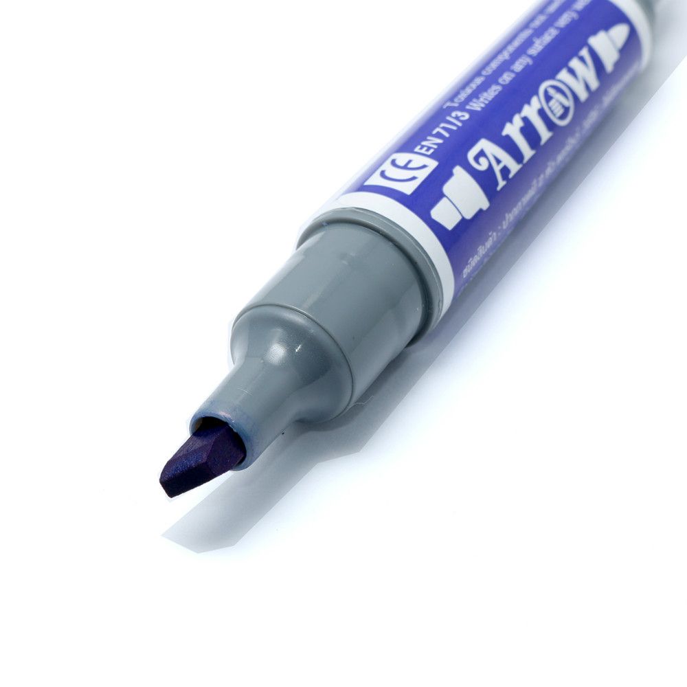 Bút lông dầu Arrow 2 đầu xanh dương