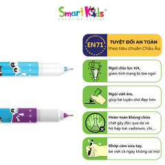 Bút lông kim Dino mực tím / xanh (0.4mm) FL03