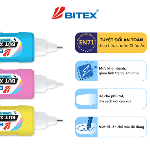 Bút xóa thân màu CP04 (12 cây-hộp)
