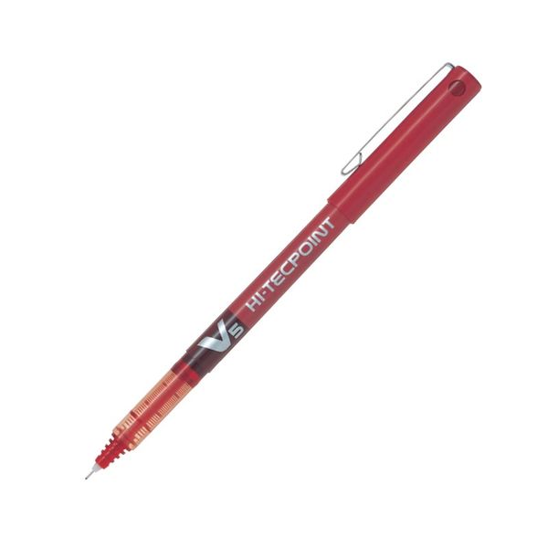 Bút mực nước Hi-tech V5 mực đỏ BX-V5-R
