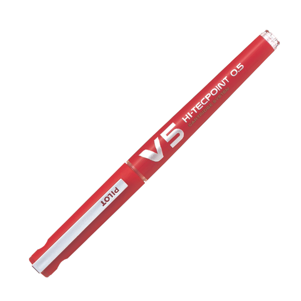 Bút mực nước Hi-tech V5 Cartridge System mực đỏ BXC-V5-R-BGD