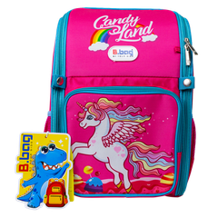 Balo Chống Gù Adventure Box-Candy Land B-12-117 Hồng