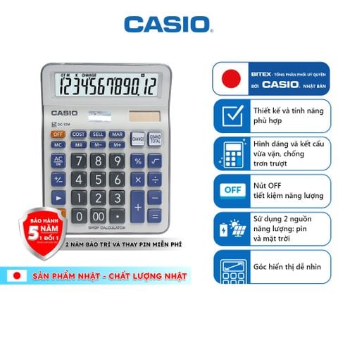Máy tính Casio DC-12M