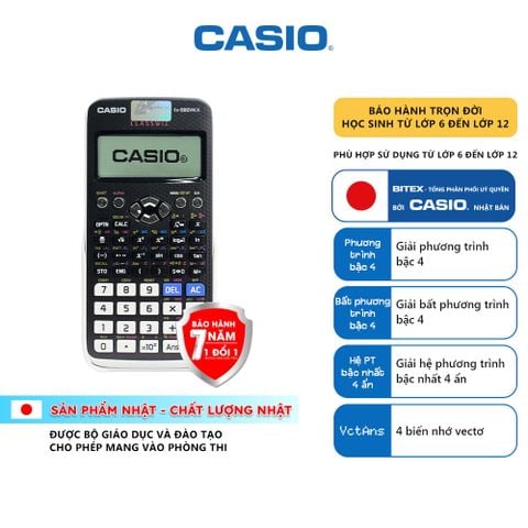 Máy tính Casio fx-580VN X
