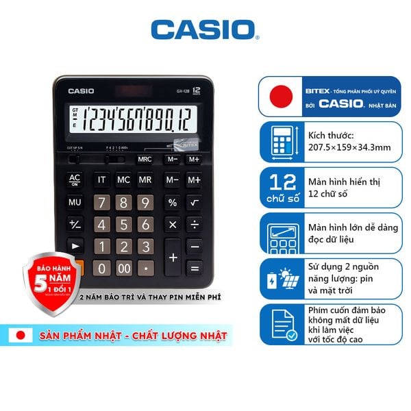 Máy tính Casio GX-12B