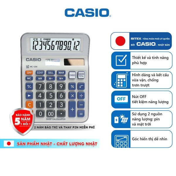 Máy tính Casio MC-12M
