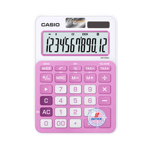 Máy tính Casio MS-20NC (10 màu)
