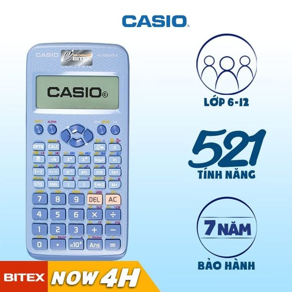 Máy tính Casio fx-580VN X BU  Màu Xanh