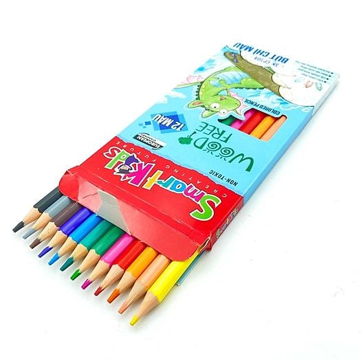 Bút chì màu Wood Free CP04 (12 màu/hộp)