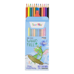 Bút chì màu Wood Free CP04 (12 màu/hộp)