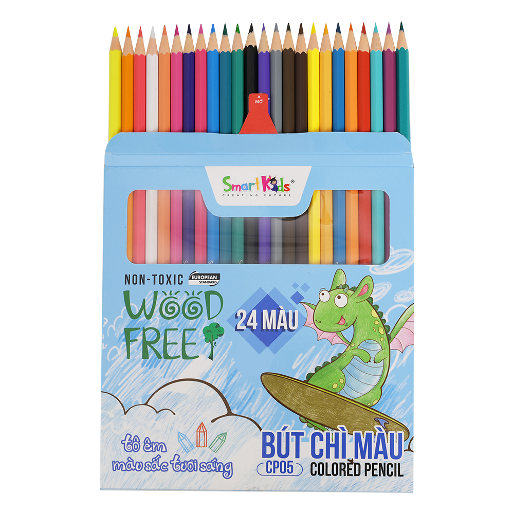 Bút chì màu Wood Free CP05 (24 màu/hộp)