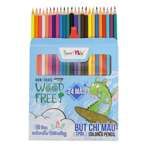 Bút chì màu Wood Free CP05 (24 màu/hộp)