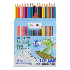 Bút chì màu Wood Free CP05 (24 màu/hộp)