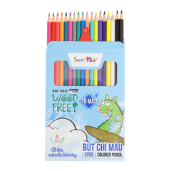 Bút chì màu Wood Free CP09 (18 màu/hộp)