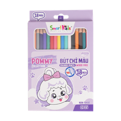 Bút chì màu Pommy Collection CP14/ CP15/CP16 SmartKids12/18/24 màu dành cho bé