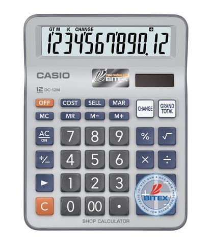 Máy tính Casio DC-12M