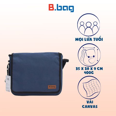 Túi đeo chéo ngang màu xanh