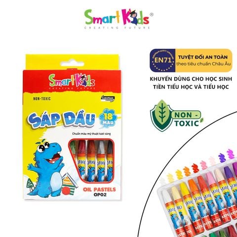 Sáp dầu Dino OP01 12 màu hộp