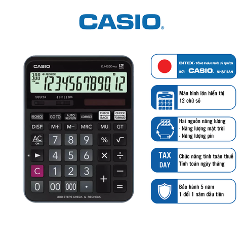 Máy tính Casio DJ-120D Plus