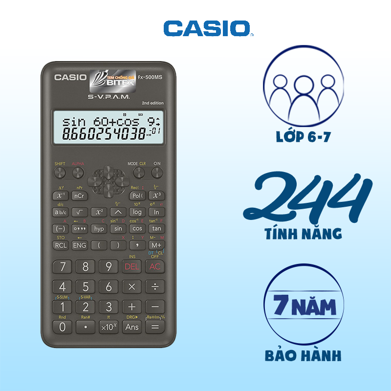 Máy tính Casio fx-500MS NEW