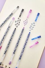 Bút gel mực tím / xanh (0.5 mm) Dino G01