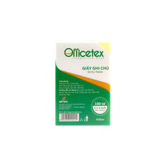 Giấy ghi chú Officetex 3 x 2 màu vàng