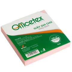 Giấy ghi chú Officetex 3 x 3 màu hồng