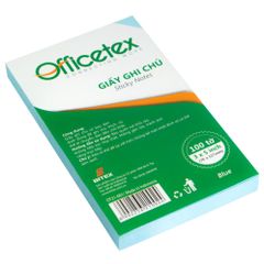 Giấy ghi chú Officetex 3 x 5 màu xanh dương