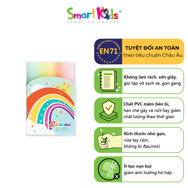 Gôm rainbow ER20 (32 cục/hộp)