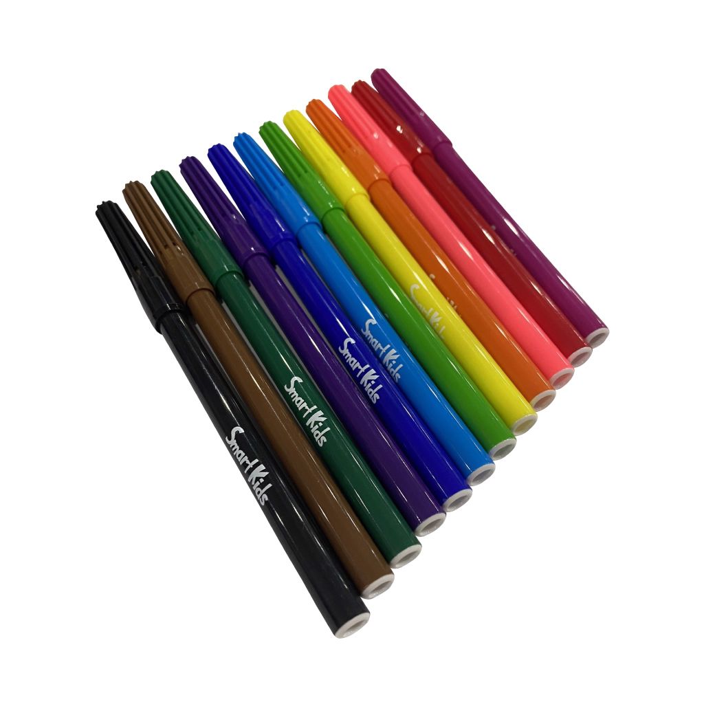 Bút lông màu rửa được WM01 (12 màu/vỉ)