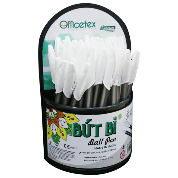 Bút bi mực đen OT-BP020BL (1 cây)