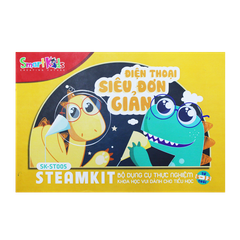 Bộ dụng cụ thực nghiệm Điện thoại siêu đơn giản STEAMKIT SK-ST005