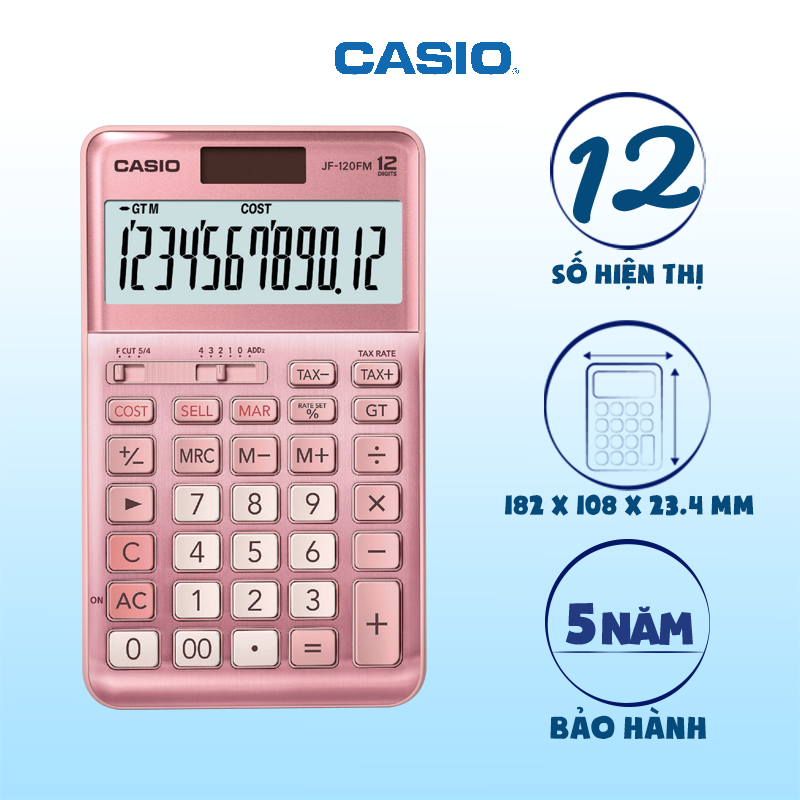 Máy tính Casio JF-120FM-PK