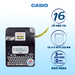 Máy tính in nhãn Casio KL-820