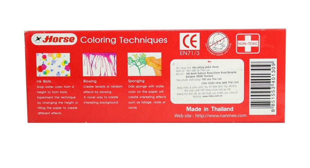 Màu nước H-12 Tempera (hộp)