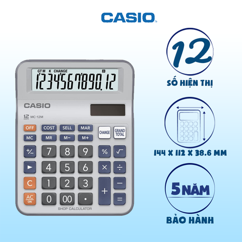 Máy tính Casio MC-12M