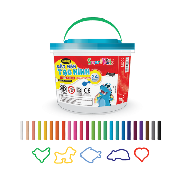 Đất nặn hũ nhựa MC02