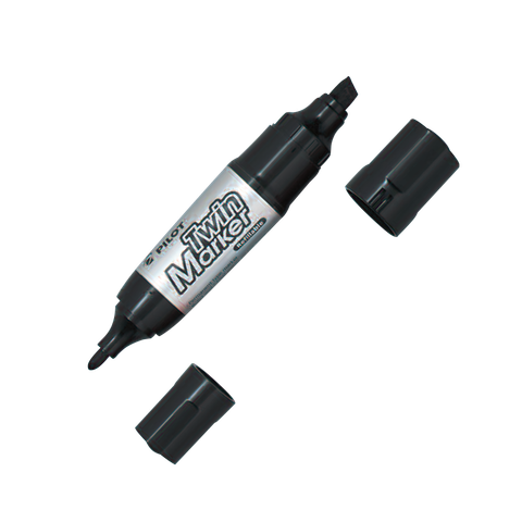 Bút lông dầu Twin Marker mực đen MFN-15FB-B-BG