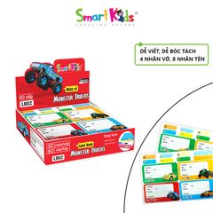 Nhãn vở Monster Truck LB02 (20 tem/xấp)