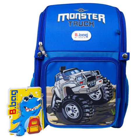 Balo Chống Gù Adventure Box-Monster Truck B-12-112 Xanh đậm