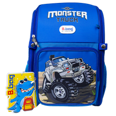 Balo Chống Gù Adventure Box-Monster Truck B-12-112 Xanh đậm