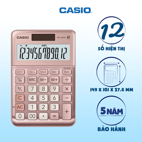 Máy tính Casio MS-120FM-PK