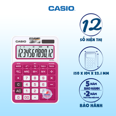 Máy tính Casio MS-20NC hồng đậm