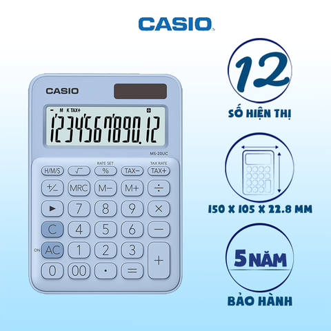 Máy tính Casio MS-20UC (10 màu)