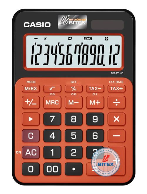 Máy tính Casio MS-20NC (10 màu)
