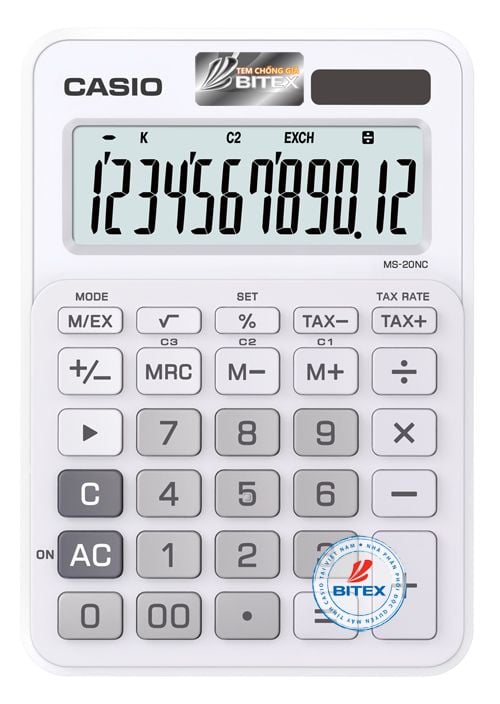 Máy tính Casio MS-20NC (10 màu)