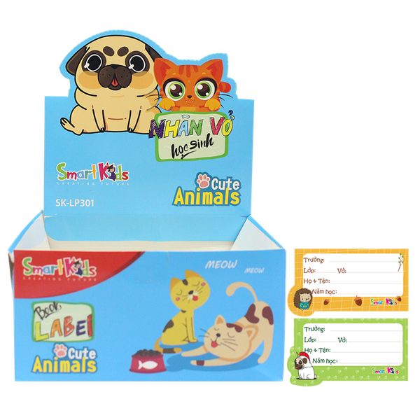 Nhãn vở CUTE ANIMALS SK-LP301