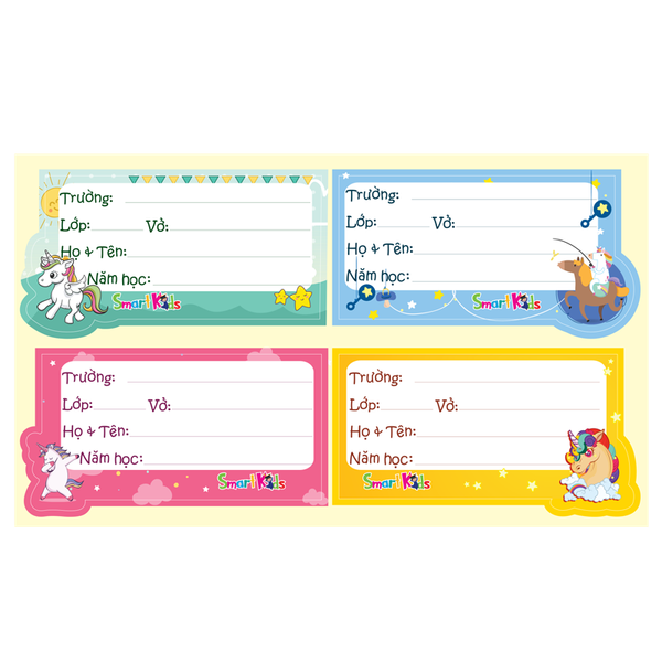 Nhãn vở UNICORN SK-LP201